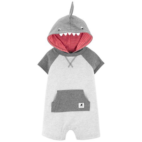 카터스 Baby Boys Shark Short Sleeves Romper
