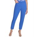 Womens Mid Rise Slim Ankle Pants