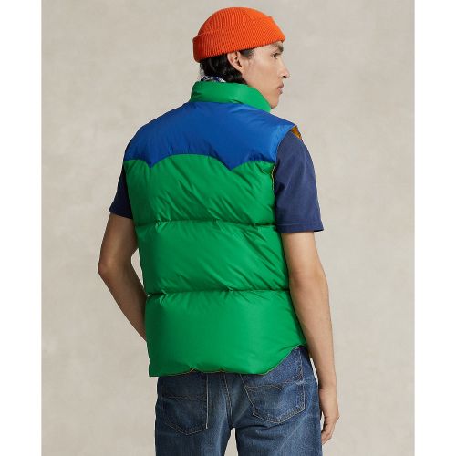폴로 랄프로렌 Mens Colorblocked Puffer Vest