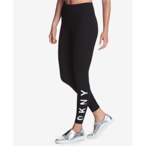 DKNY High-Rise Logo Workout Full Length Leggings