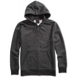 Mens Plains Hoodie with Magnetic Zipper