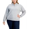 Plus Size Logo Quarter-Zip Sweatshirt