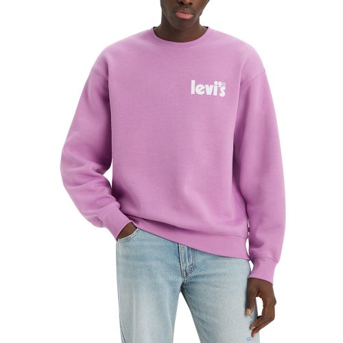 리바이스 Mens Relaxed-Fit Graphic Sweatshirt
