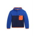 Toddler and Little Boys Color-Blocked Fleece Pullover