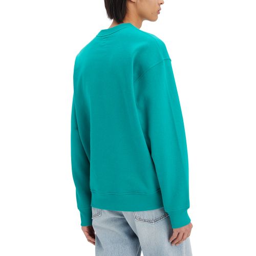 리바이스 Levi's Mens Relaxed-Fit Long Sleeve Crewneck Logo Sweatshirt