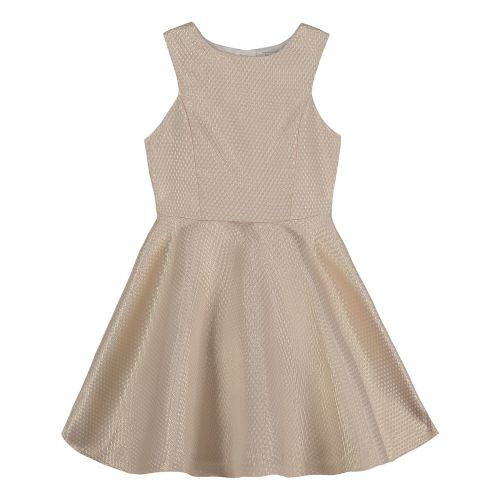  Little Girls Pieced Bodice Sleeveless Dress