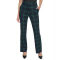 Womens Mid-Rise Bootcut Trousers