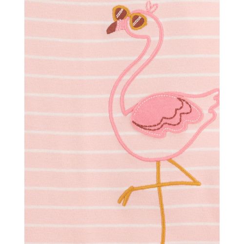 카터스 Toddler Girls Flamingo Print Pajama Set 4 Piece Set