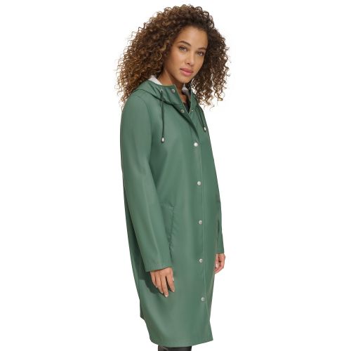 리바이스 Womens Long Hooded Rain Coat