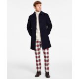 Mens Modern-Fit Solid Overcoat