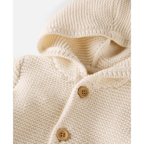 카터스 Baby Boys or Baby Girls Organic Cotton Signature Stitch Cardigan Sweater