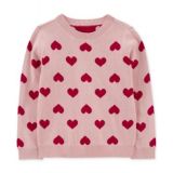 Big Girls Cotton Hearts Sweater