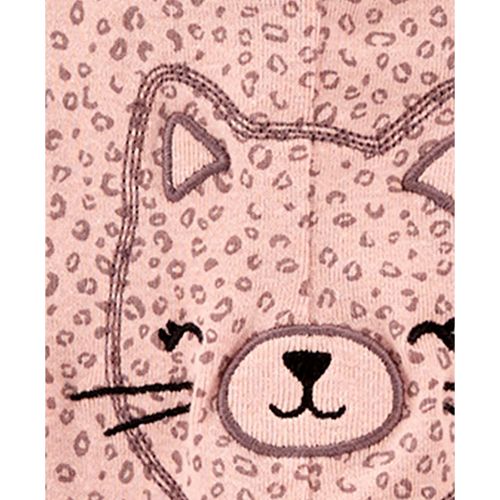 카터스 Baby Girls Animal-Print Little Character Cotton Bodysuits and Pants 3 Piece Set