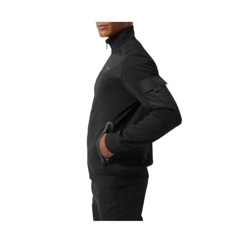 DKNY Mens Brushed Back Tech Fleece Full Zip Track Jacket