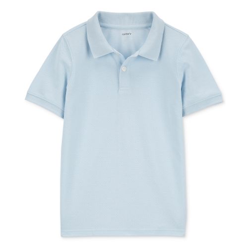 카터스 Little Boys Ribbed Collar Polo Shirt