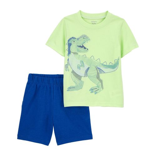 카터스 Baby Boys Dinosaur T-shirt and Shorts 2 Piece Set