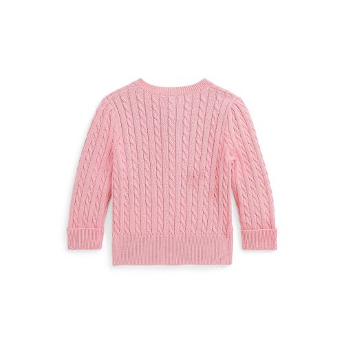 폴로 랄프로렌 Baby Girls Mini-Cable Cotton Cardigan Sweater