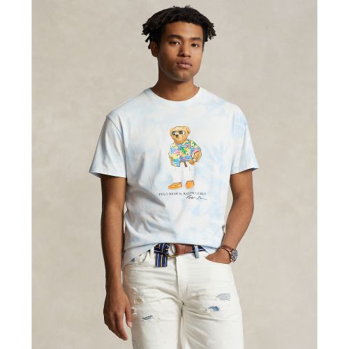 폴로 랄프로렌 Mens Classic-Fit Polo Bear Tie-Dye T-Shirt