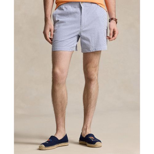 폴로 랄프로렌 Mens 6-Inch Polo Prepster Seersucker Shorts