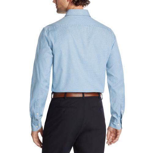 타미힐피거 Mens Regular-Fit Untucked Length Dress Shirt