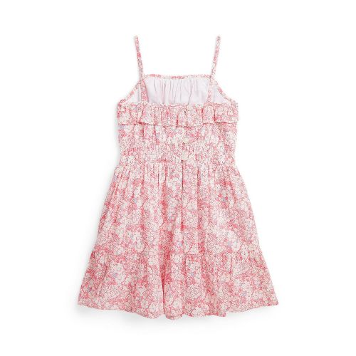 폴로 랄프로렌 Toddler and Little Girls Floral Cotton Seersucker Dress