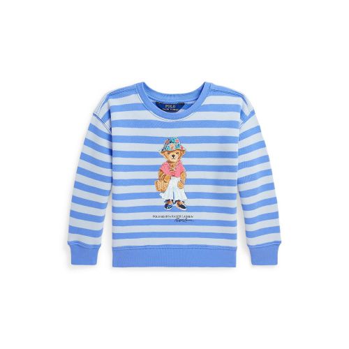폴로 랄프로렌 Toddler and Little Girls Polo Bear French Terry Long Sleeve Sweatshirt
