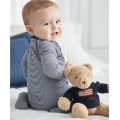 Baby Boys Striped Cotton Coverall