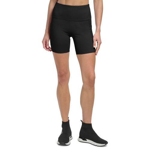 DKNY Womens Balance Super High Rise Pull-On Bicycle Shorts