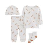 Baby Boys or Baby Girls Take Me Home T Shirt and Pants 4 Piece Set