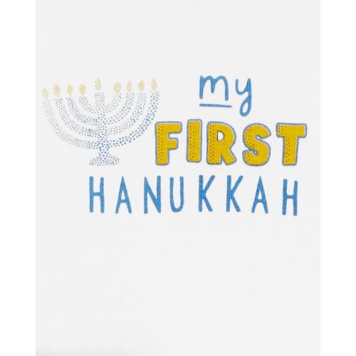 카터스 Baby Boys and Baby Girls My First Hanukkah Bodysuit and Pants 2 Piece Set