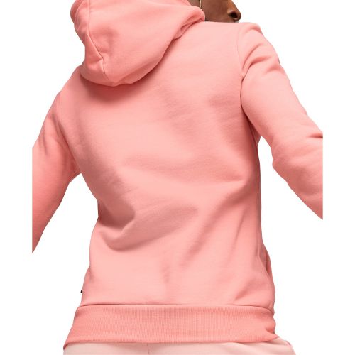 퓨마 Womens Essentials Embroidered Hooded Fleece Sweatshirt