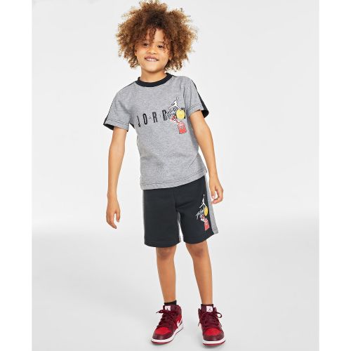 조던 Little Boys Patch T-shirt and Shorts 2-Piece Set