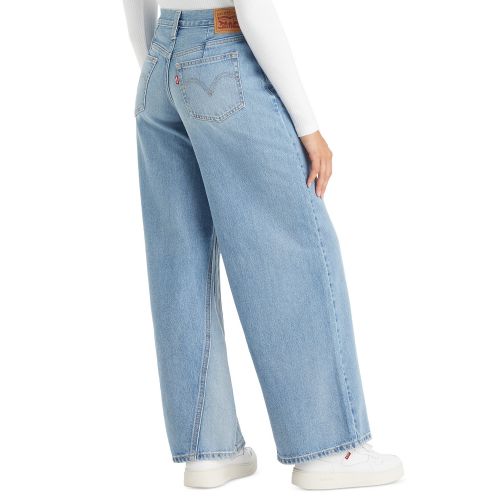 리바이스 Womens 94 Baggy Spliced Cotton Wide-Leg Jeans