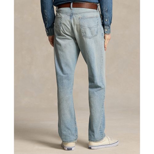 폴로 랄프로렌 Mens Heritage Straight-Fit Distressed Jeans