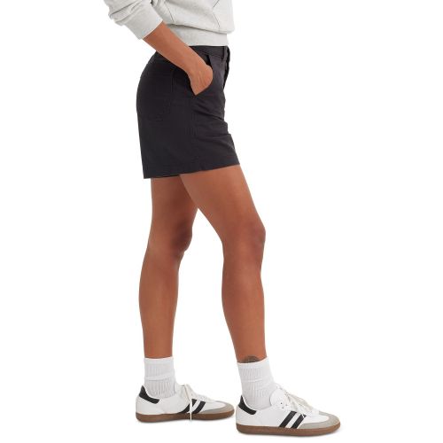 리바이스 Womens Mid-Rise Zip-Fly Utility Shorts