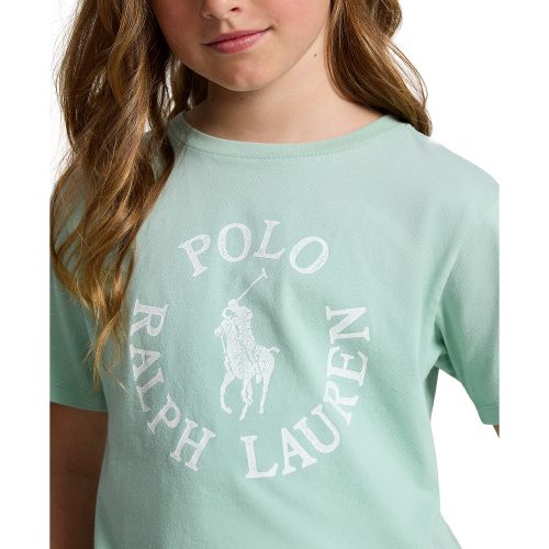 폴로 랄프로렌 Big Girls Big Pony Logo Cotton Jersey T-shirt
