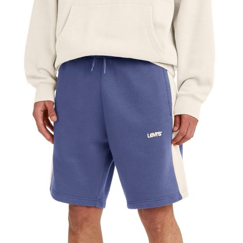 리바이스 Mens Relaxed-Fit Logo Stripe Shorts