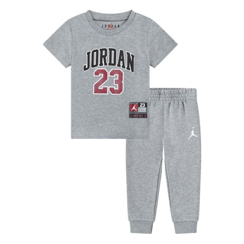 조던 Baby Boys Jersey Pack T-shirt and Jogger Pants Set