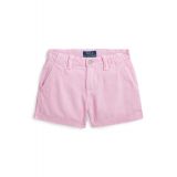 Toddler and Little Girls Cotton Chino Shorts