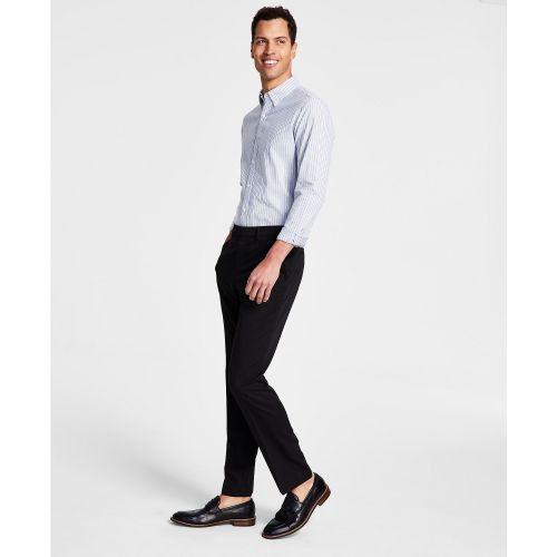 DKNY Mens Modern-Fit Solid Dress Pants
