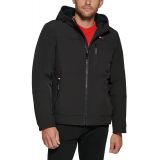 Mens Sherpa-Lined Softshell Hooded Jacket