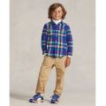 Toddler and Little Boys Plaid Flannel Workshirt