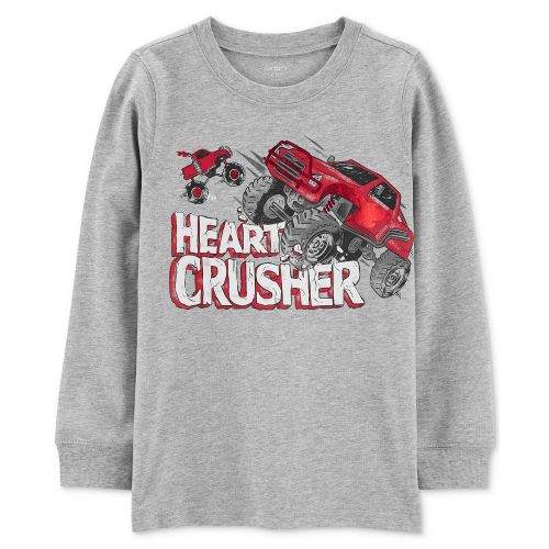 카터스 Big Boys Heart Crusher Truck Graphic T-Shirt