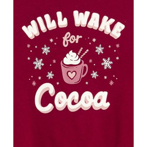카터스 Little Girls Will Wake for Cocoa Pajamas 2 Piece Set