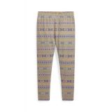 Toddler and Little Girls Fair Isle Stretch Jersey Legging Pants