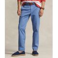 Mens Straight-Fit Washed Stretch Chino Pants
