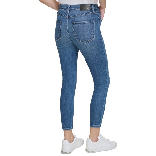 DKNY Womens Mid-Rise Skinny Ankle Jeans