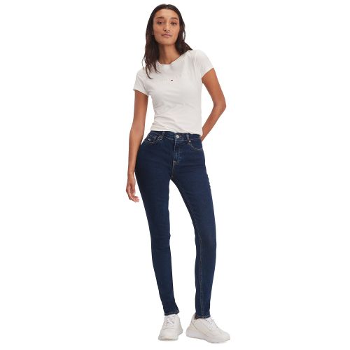 타미힐피거 Womens Nora Mid Rise Skinny-Leg Jeans