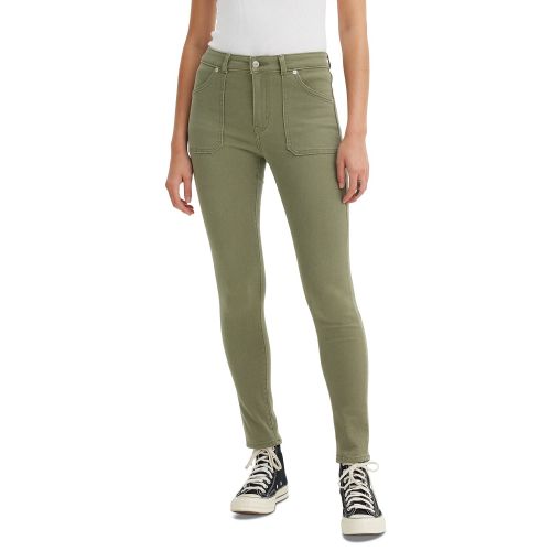 리바이스 Womens 721 High Rise Slim-Fit Skinny Utility Jeans