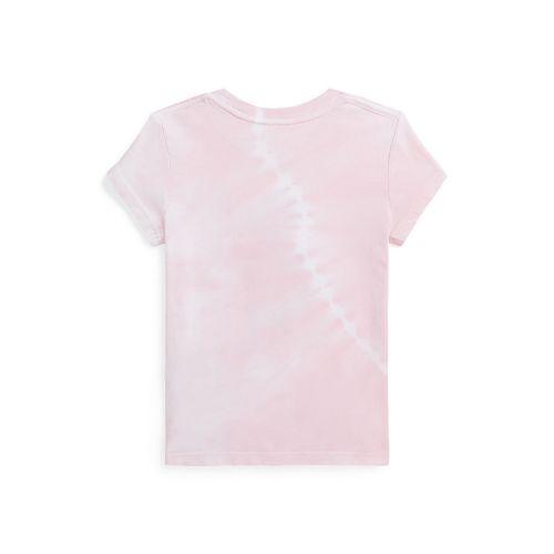 폴로 랄프로렌 Toddler and Little Girls Polo Bear Tie-Dye Cotton Jersey T-shirt